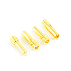 3mm GOLD CONNECTORS [2pr]    ET0610  27