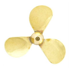 3 BLADE BRASS PROPELLER 30mm - RABOESCH 146-10