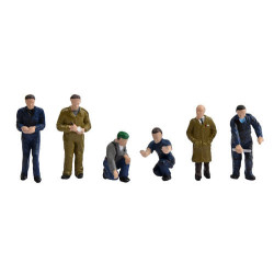 FACTORY WORKERS AND FOREMAN FIGURES OO SCALE - BACHMANN 36-403