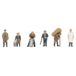 1940/50S LIVESTOCK FARMING FIGURES OO SCALE - BACHMANN 36-414