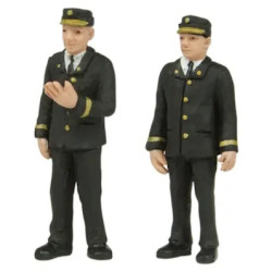 O GAUGE 1970s STATION STAFF A - Bachmann  47-411