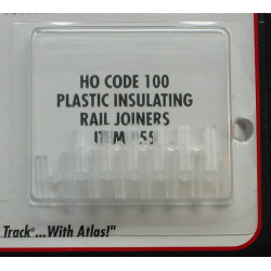 ATLAS 00 INSULATING RAIL JOINERS  CODE 100    15